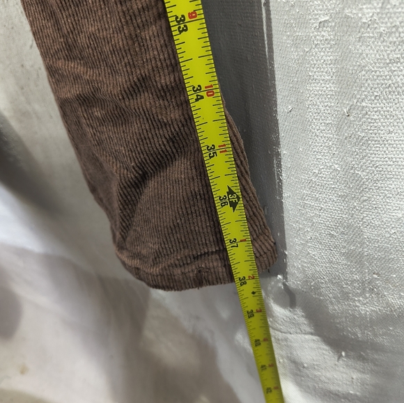 Shein Women's Xtra Small Brown Corduroy Flared Leg Jeans - Picture 7 of 9